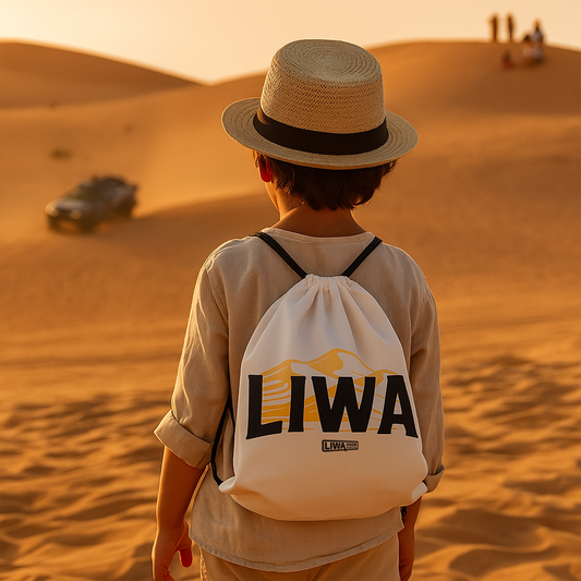 Liwa Mountain Drawstring Bag