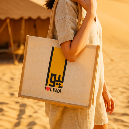 I ❤️ LIWA Eco Jute Bag 🏜️🛍️