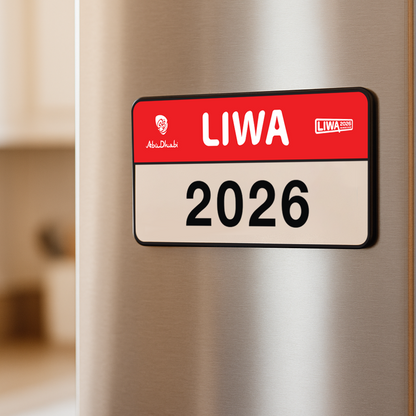 Liwa 2026 Plate Magnet