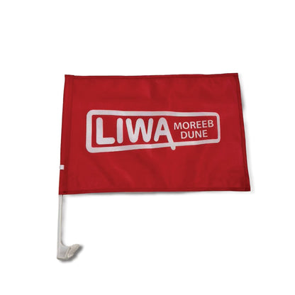 Liwa Red Car Flags – Set of 4