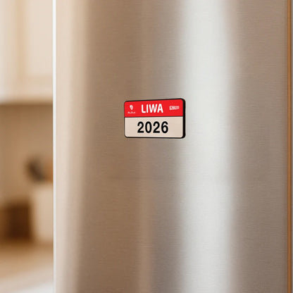 Liwa 2026 Plate Magnet